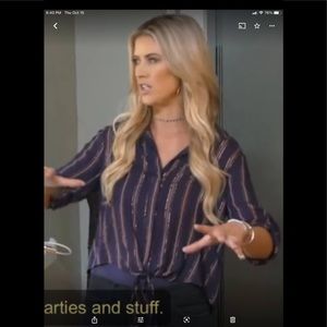 Bella Dahl Tie Front Button Down